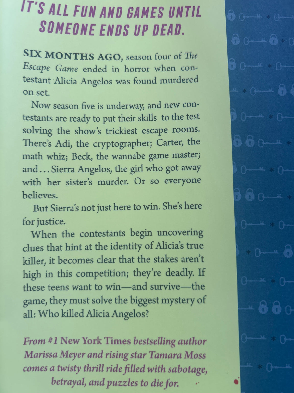 The Escape Game- Marissa Meyer & Tamara Moss